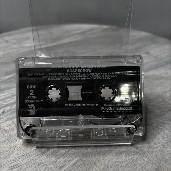 Scarecrow by John Cougar Mellencamp/John Mellencamp (Cassette, Aug-1985,... - Picture 3 of 3